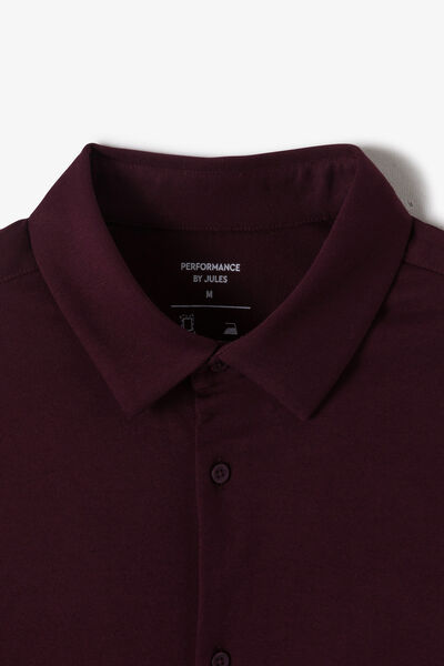 Chemise en maille coton slim