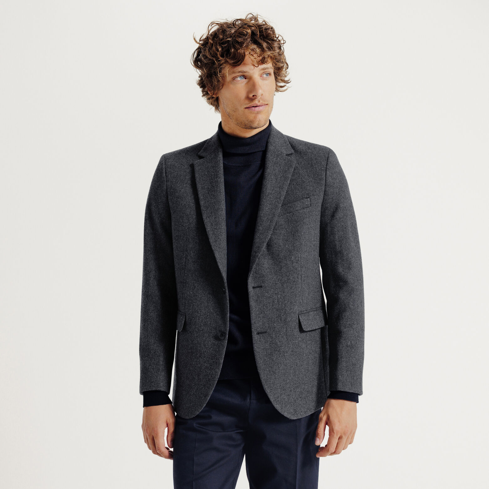 Veste blazer chevron confort