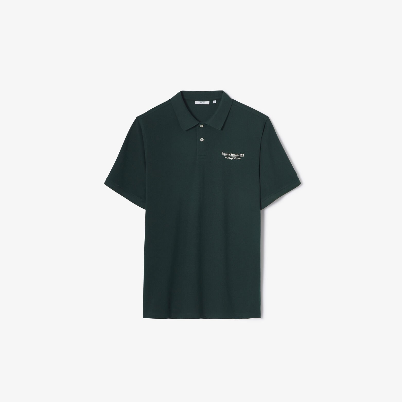 Polo manches courtes imprim&eacute; devant dos