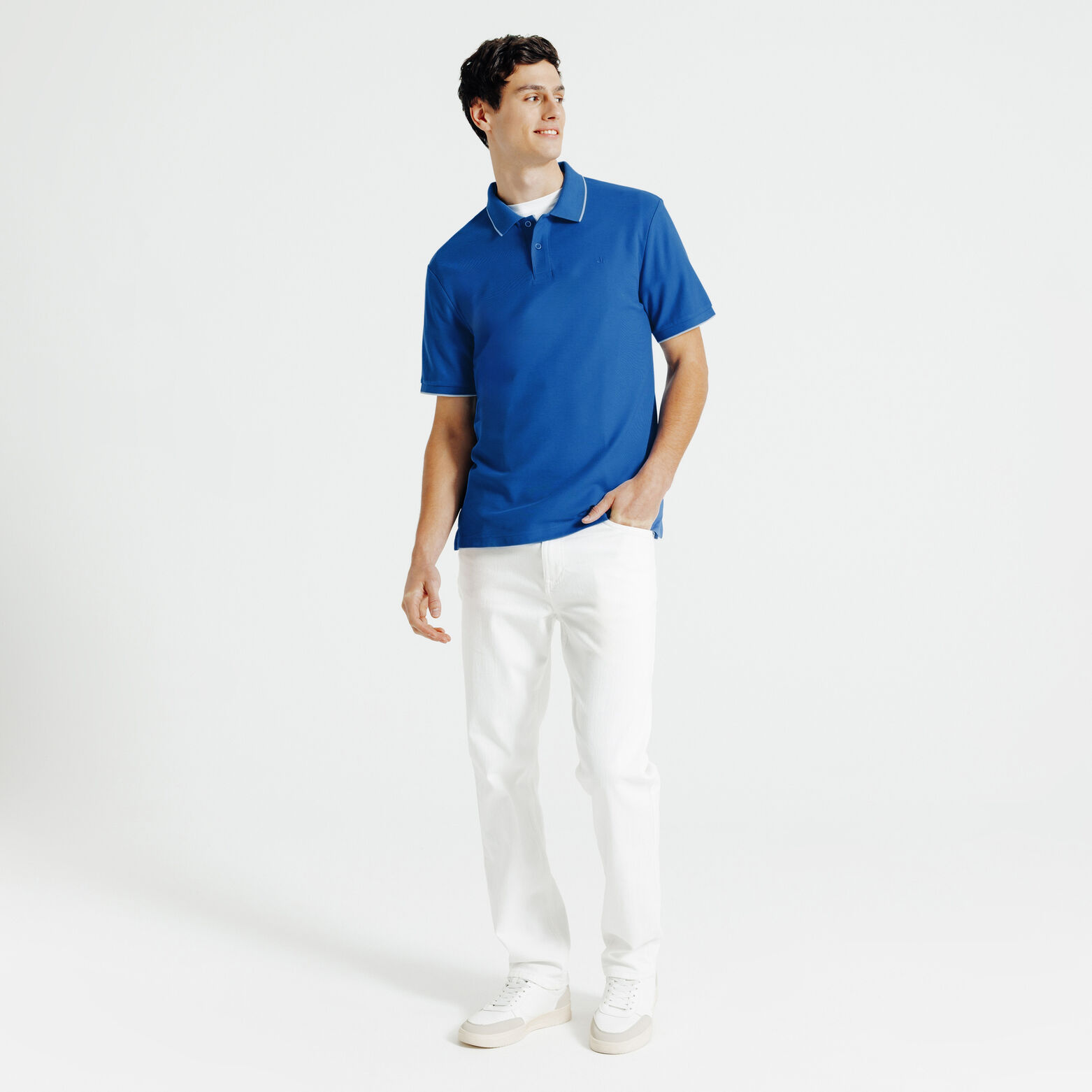 Polo manches courtes uni "le parfait by JULES"