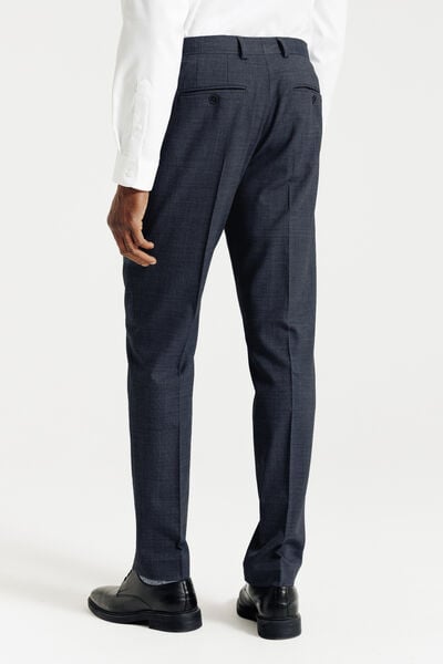 Pantalon de costume confort bi-ton