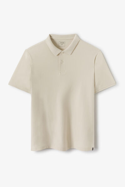 Polo manches courtes piqu&eacute; uni