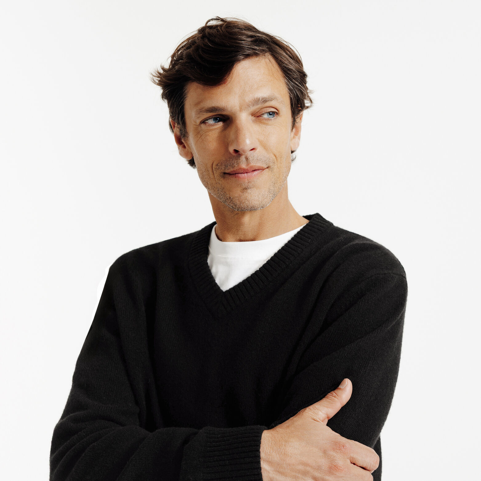 Pull col v lambswool