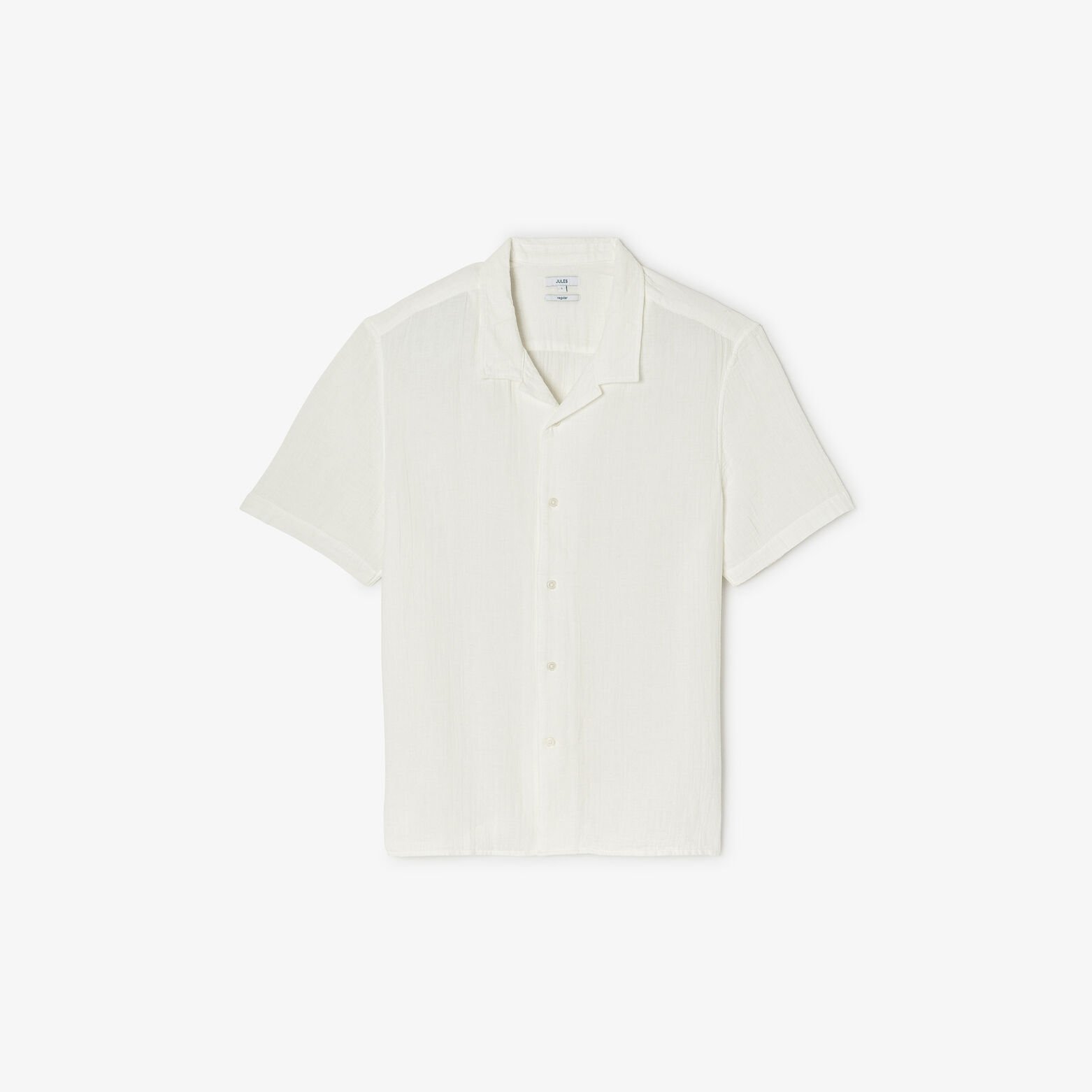 Regular effen hemdje in katoengaas