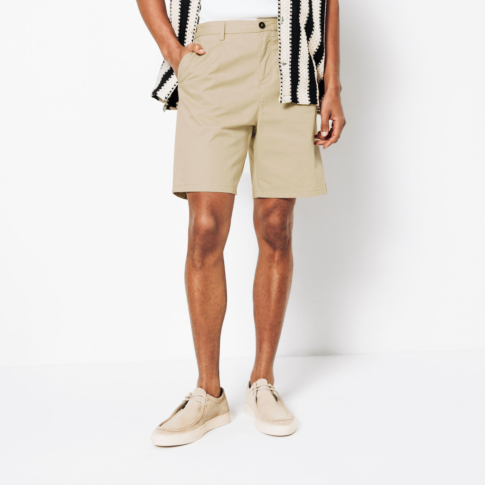 Bermuda en coton lin