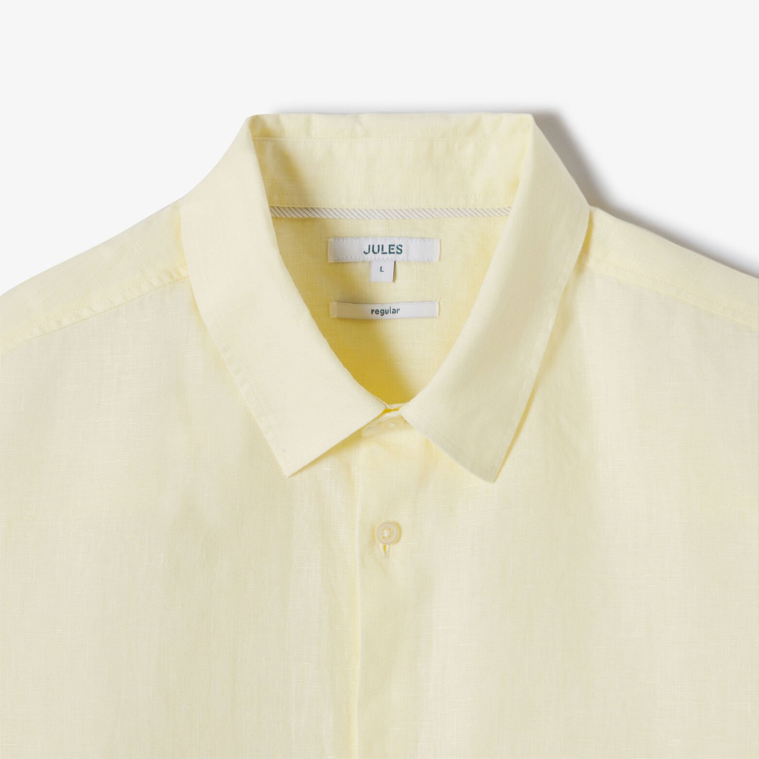 Chemisette en coton lin unie