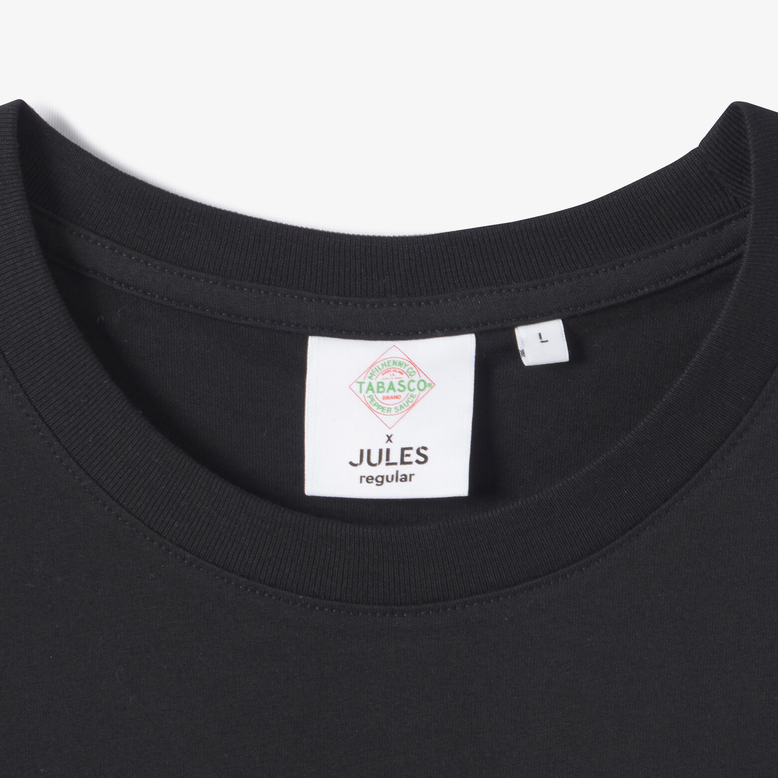 Tee shirt imprim&eacute; poitrine licence Tabasco