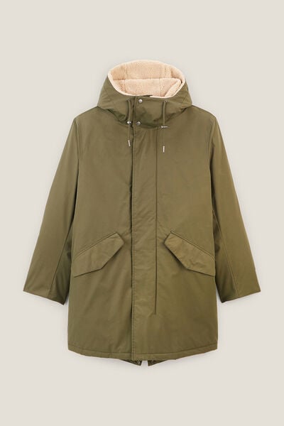 Parka d&eacute;perlante longue