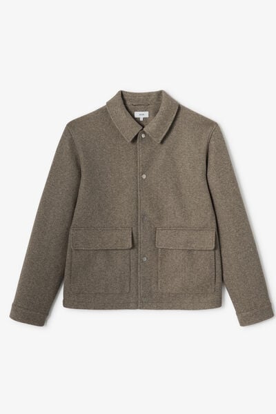 Blouson col chemise pressionn&eacute;