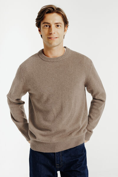 Pull col rond lambswool