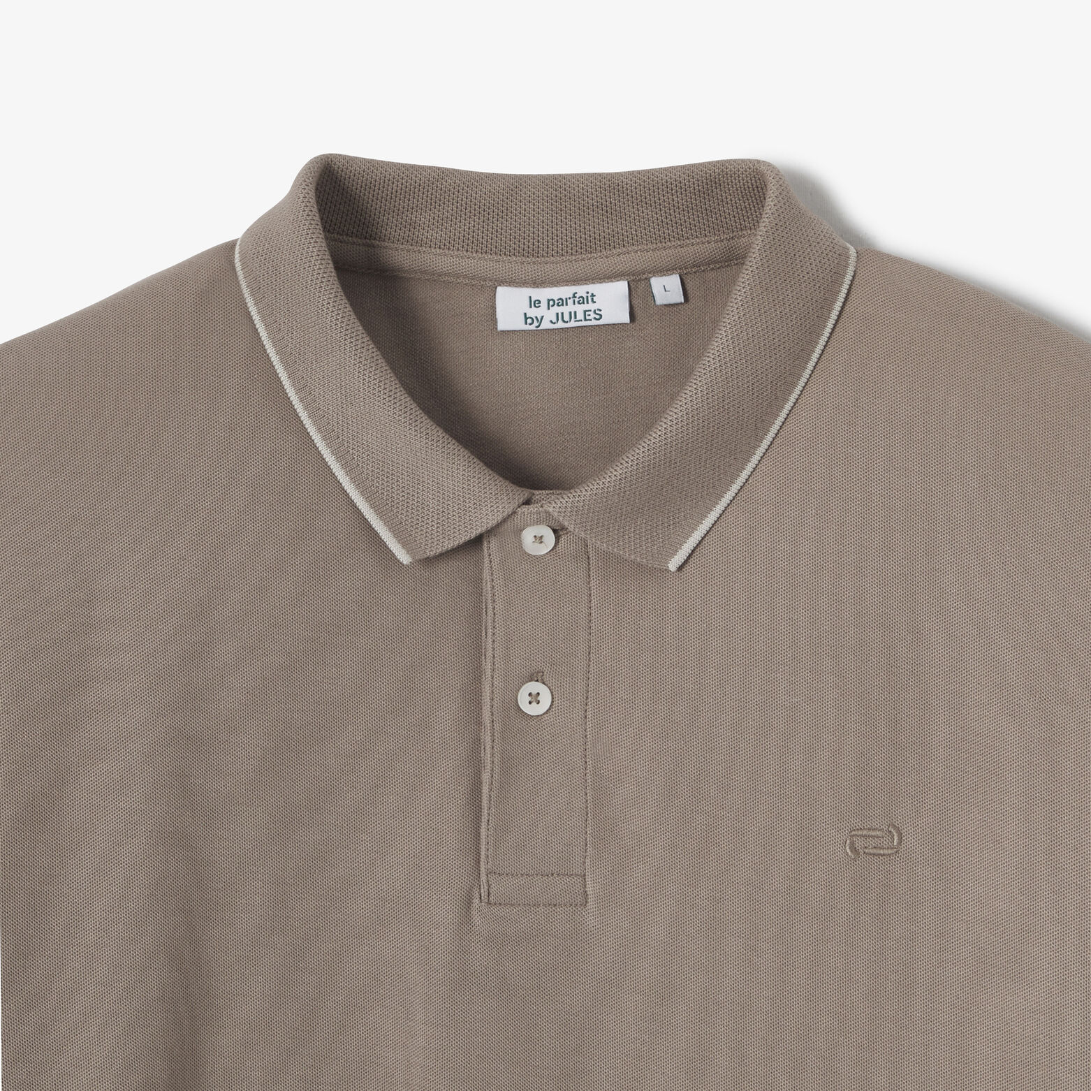 "Le Parfait by Jules" effen polo korte mouwen 