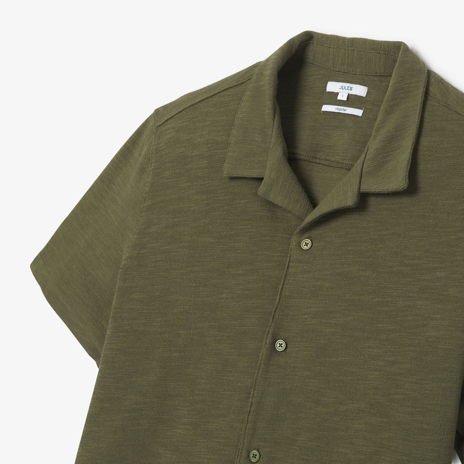 Hemdje in badstof met haaienkraag