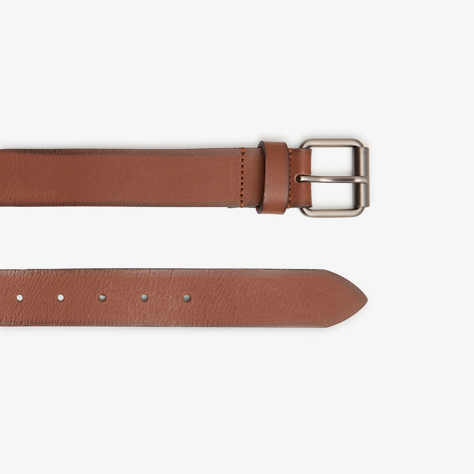 Ceinture large en cuir