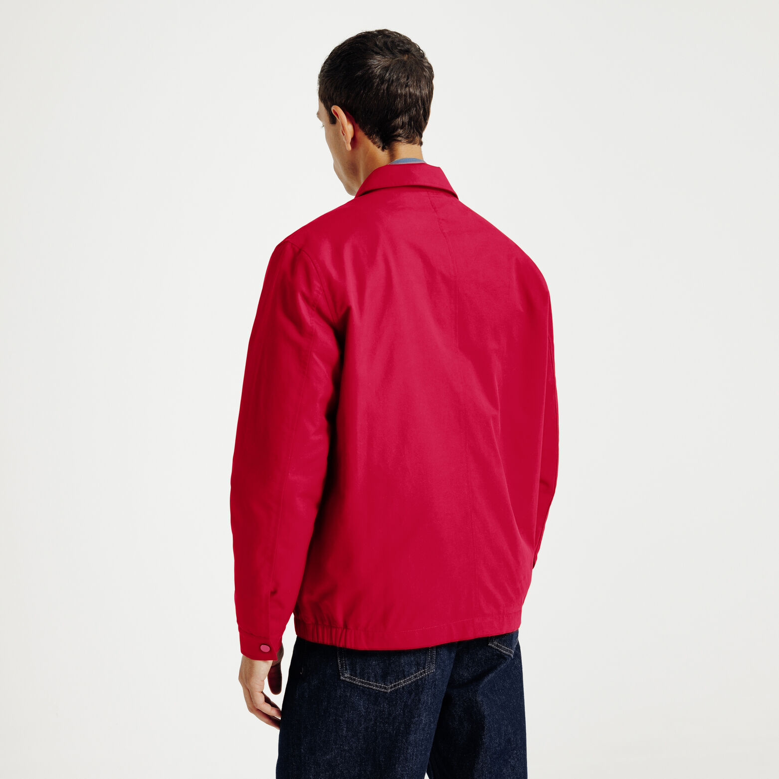 Blouson col chemise zipp&eacute;