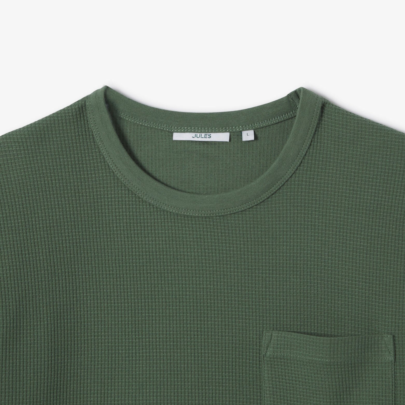 T-shirt in wafelstof