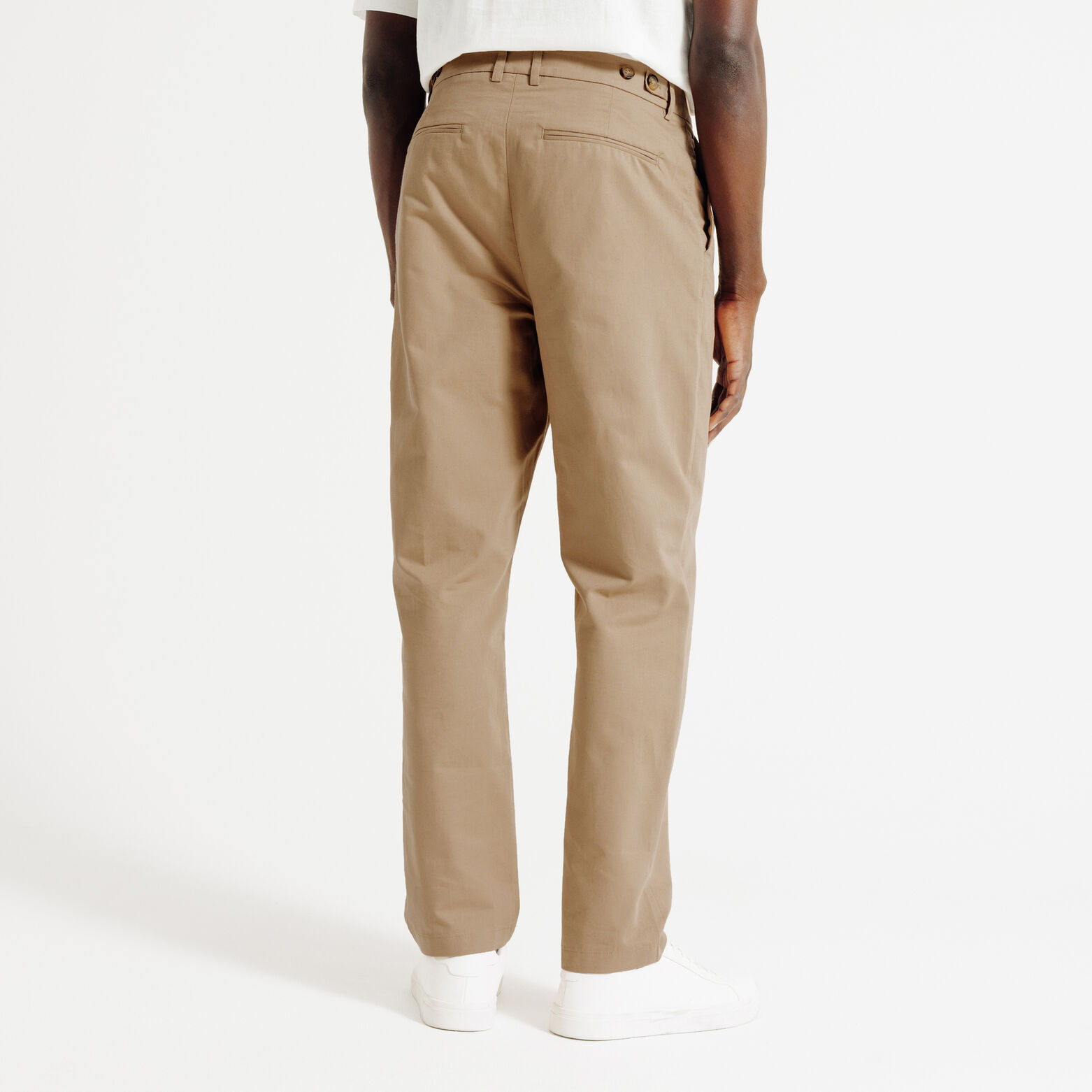 Pantalon chino tapered 7/8&egrave;me