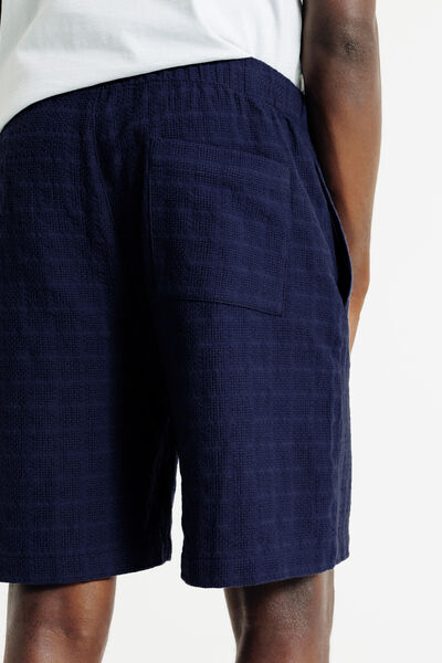 Bermuda taille &eacute;lastiqu&eacute;e uni