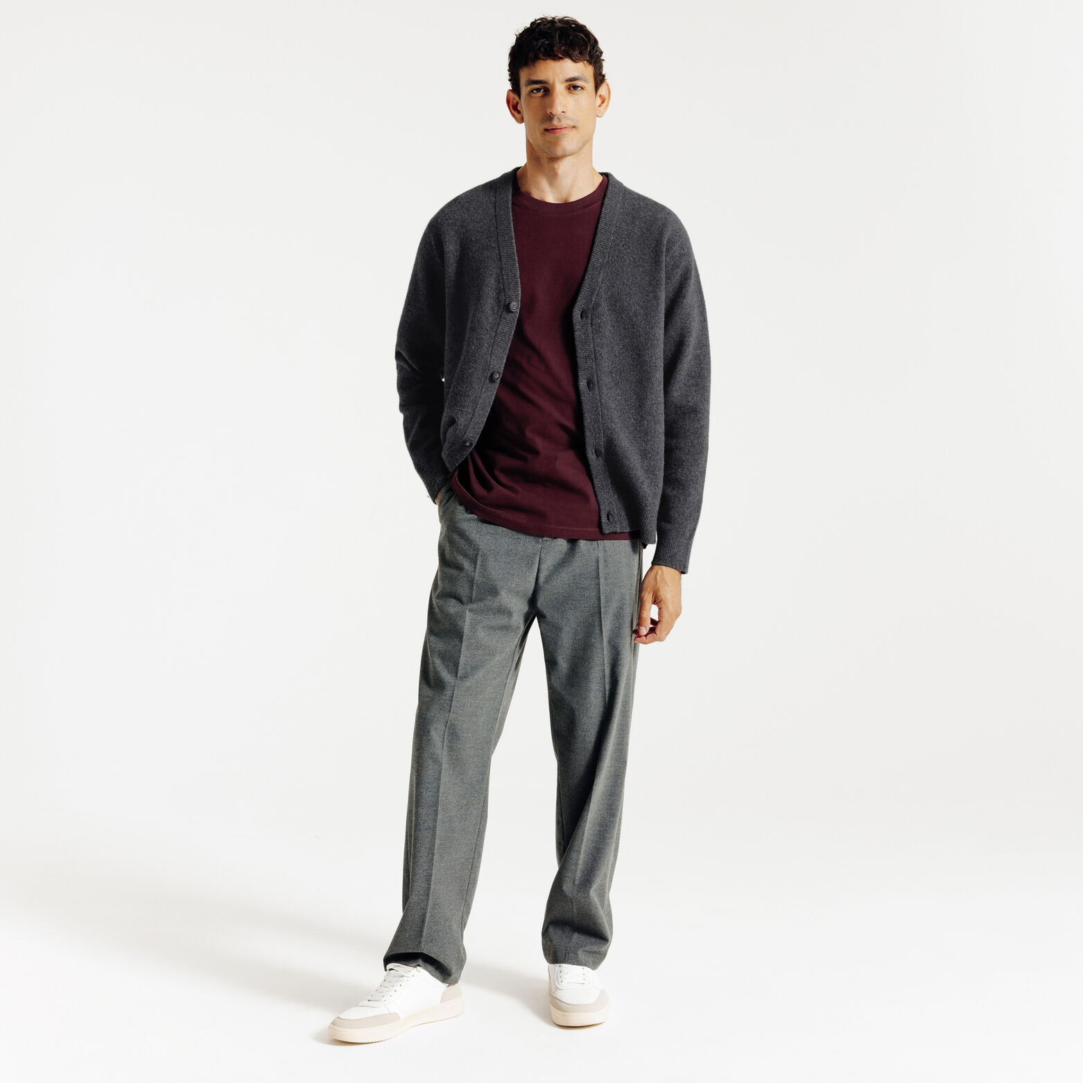 Gilet cardigan mousseux