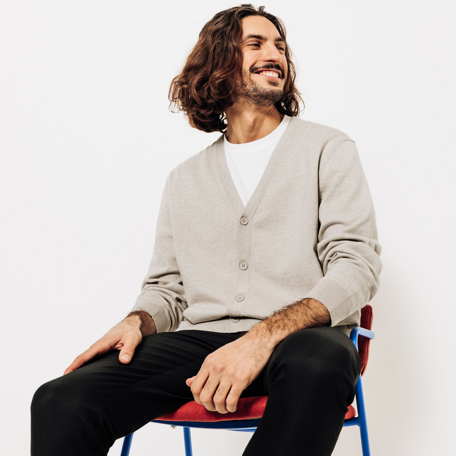 Gilet cardigan boutonn&eacute;