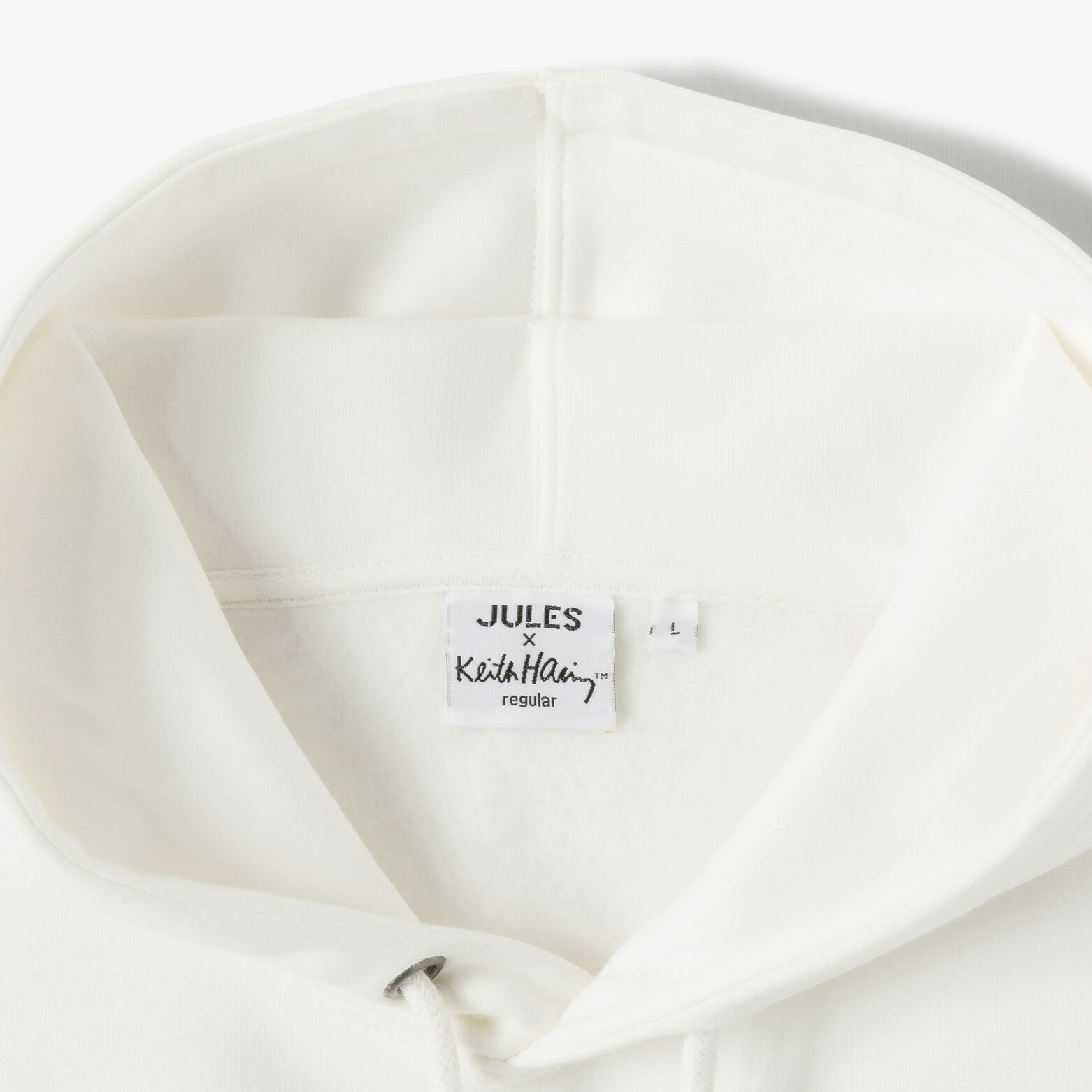 Sweat &agrave; capuche imprim&eacute; licence Keith Haring