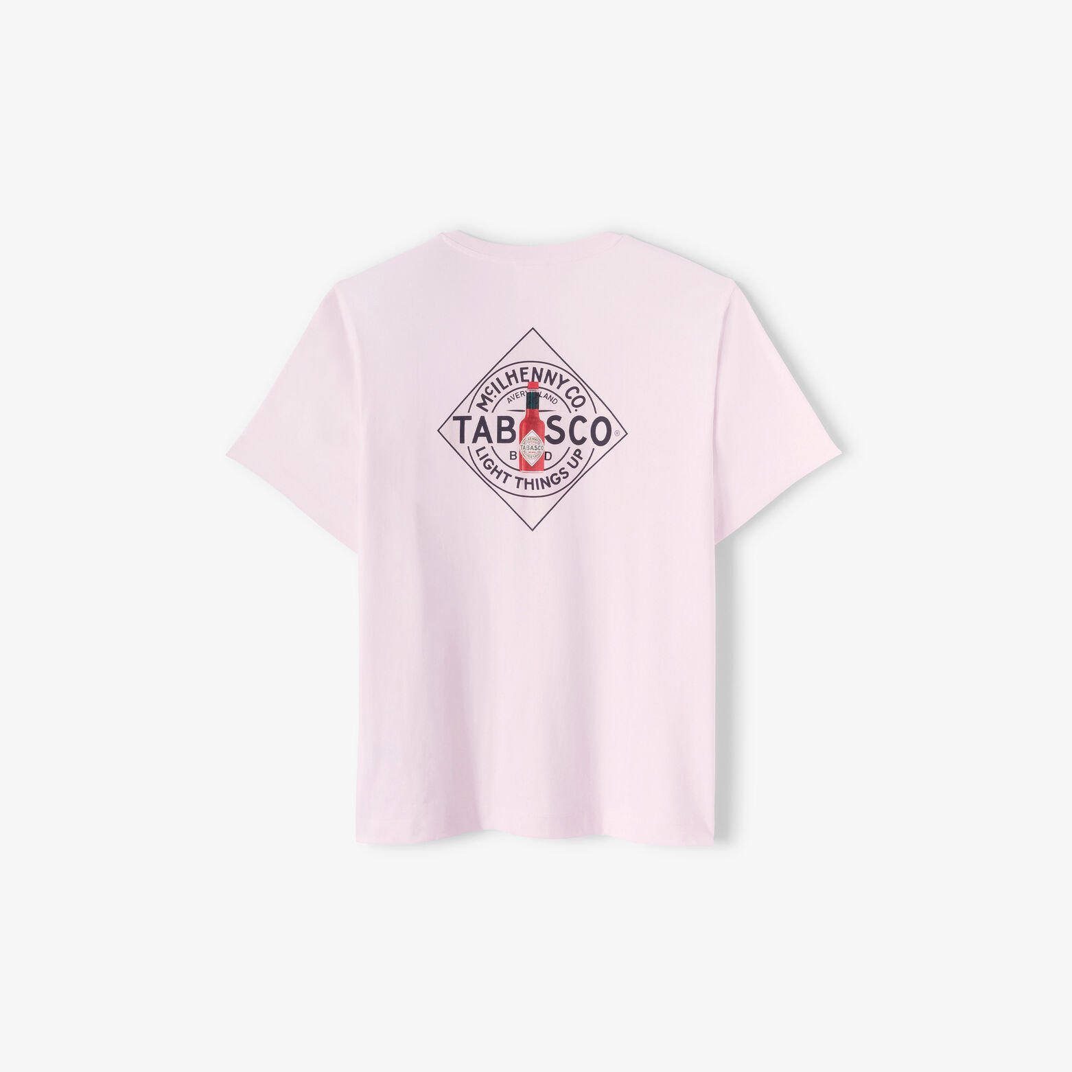 Tee shirt imprim&eacute; poitrine licence Tabasco