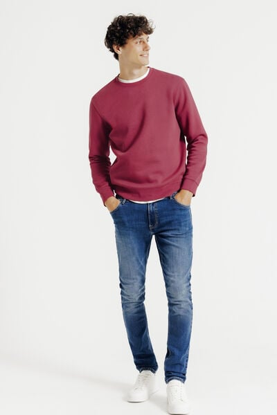Sweat col rond uni