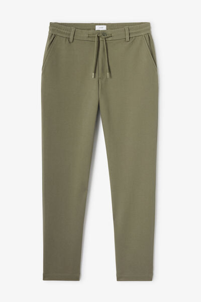 Pantalon chino tapered maille