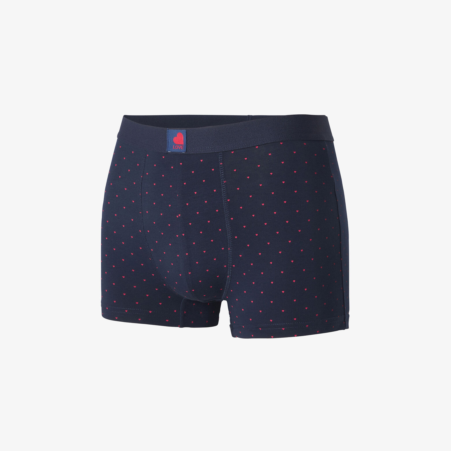 Sint-Valentijn boxer met `hart&iquest;-print