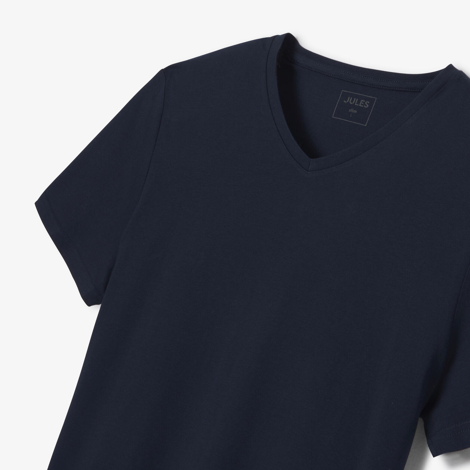 Tee shirt col V en coton