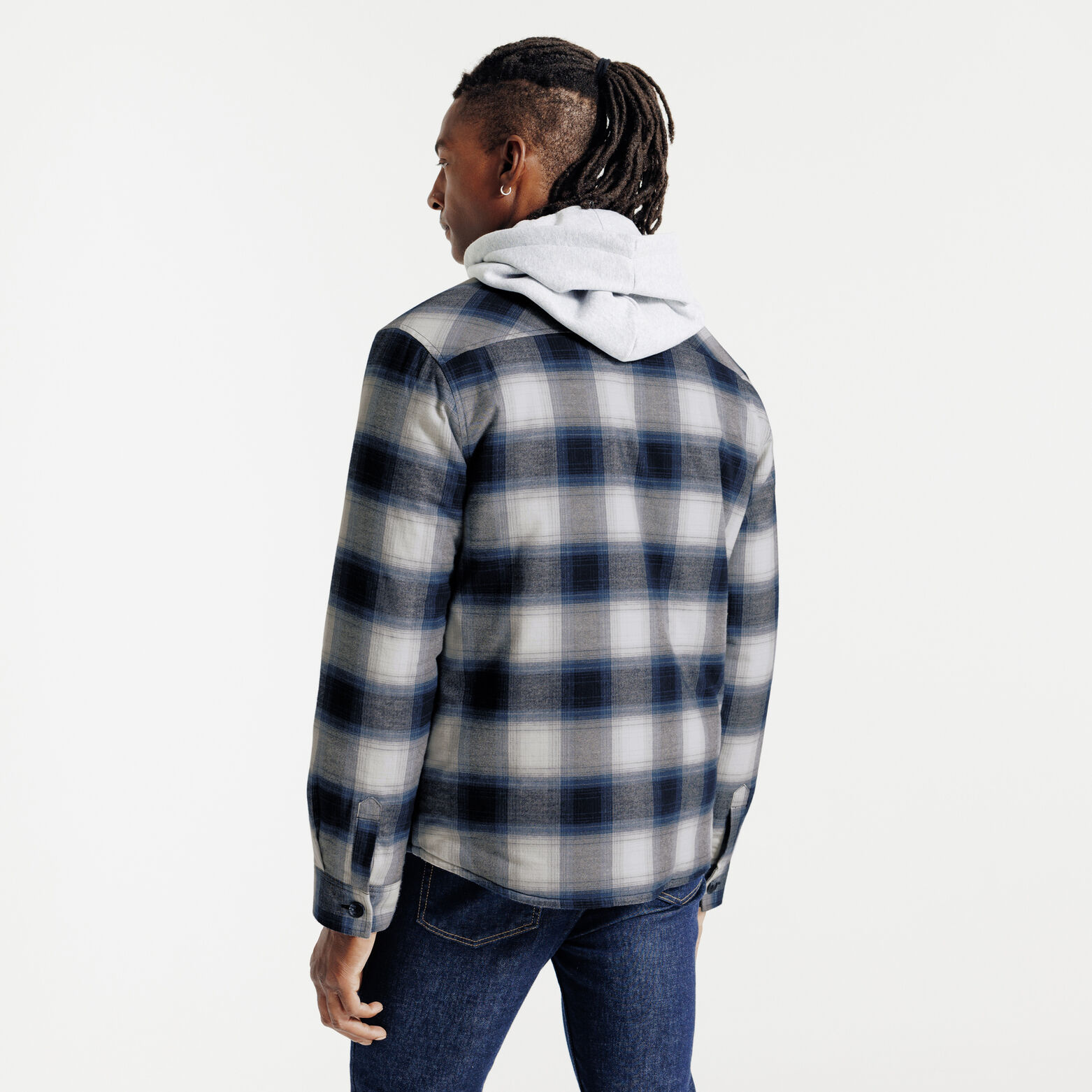 Surchemise doubl&eacute;e en coton