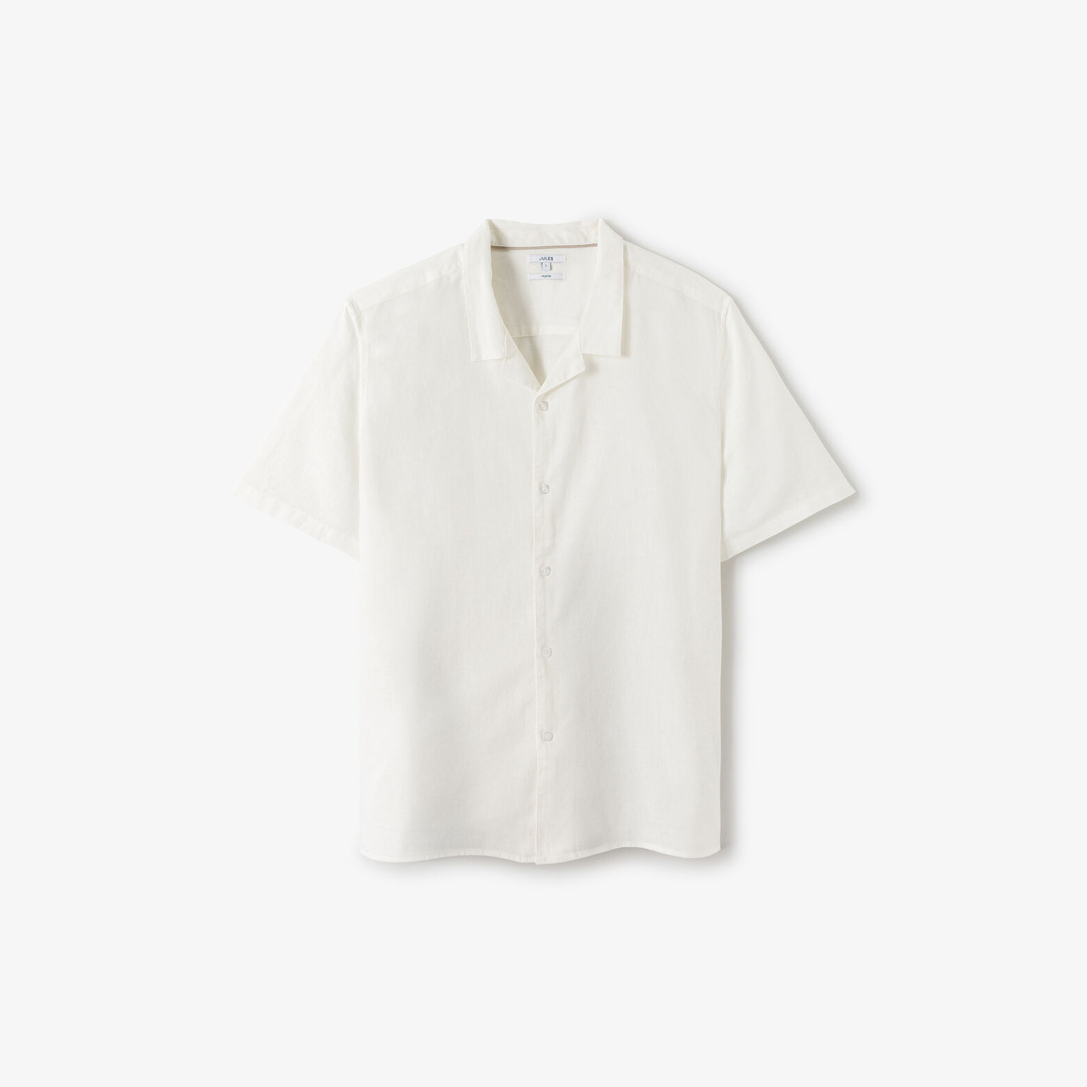 Chemisette en coton lin unie