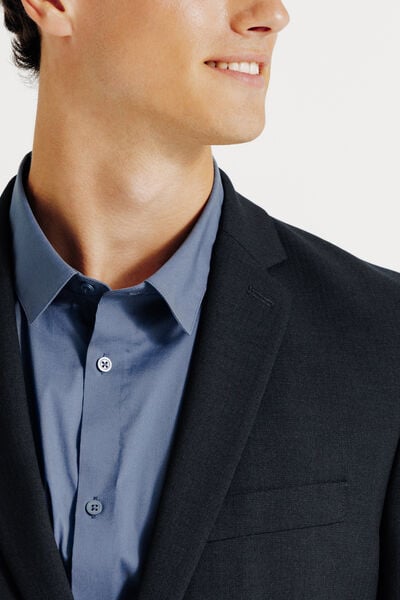 Veste de costume slim motif chevron