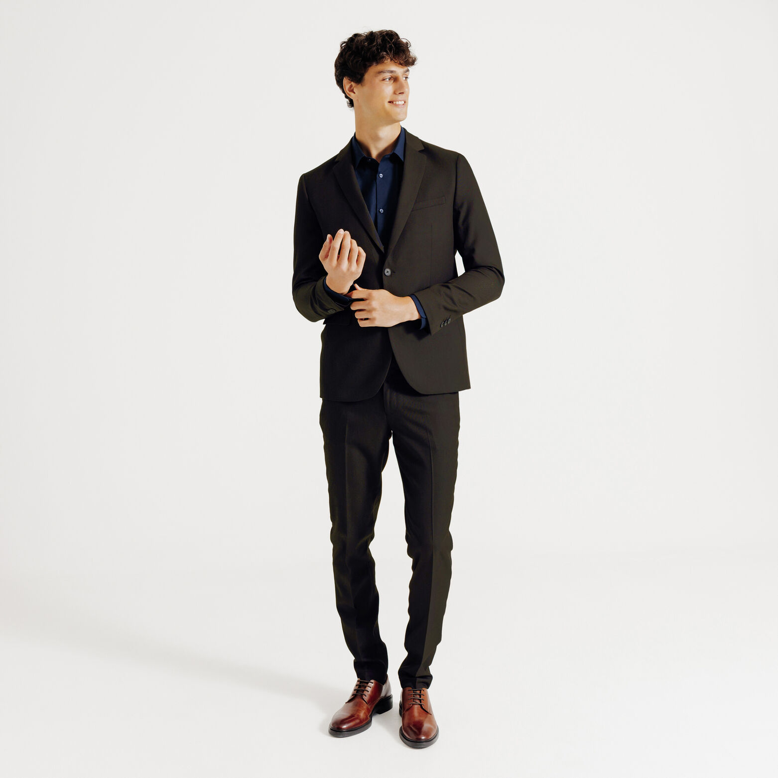 Costume 2 pi&egrave;ces slim - Marron