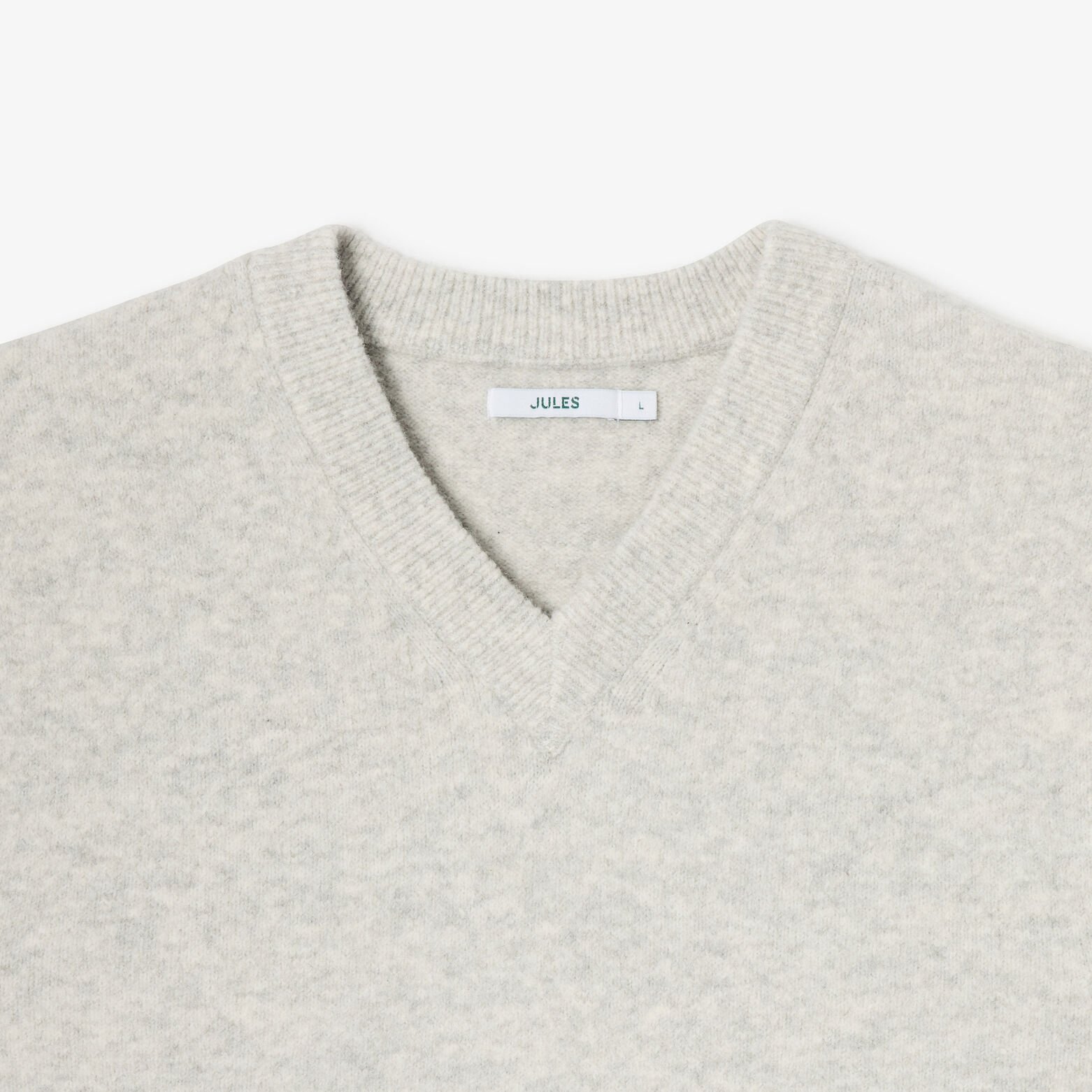 Trui met V-hals zonder mouwen