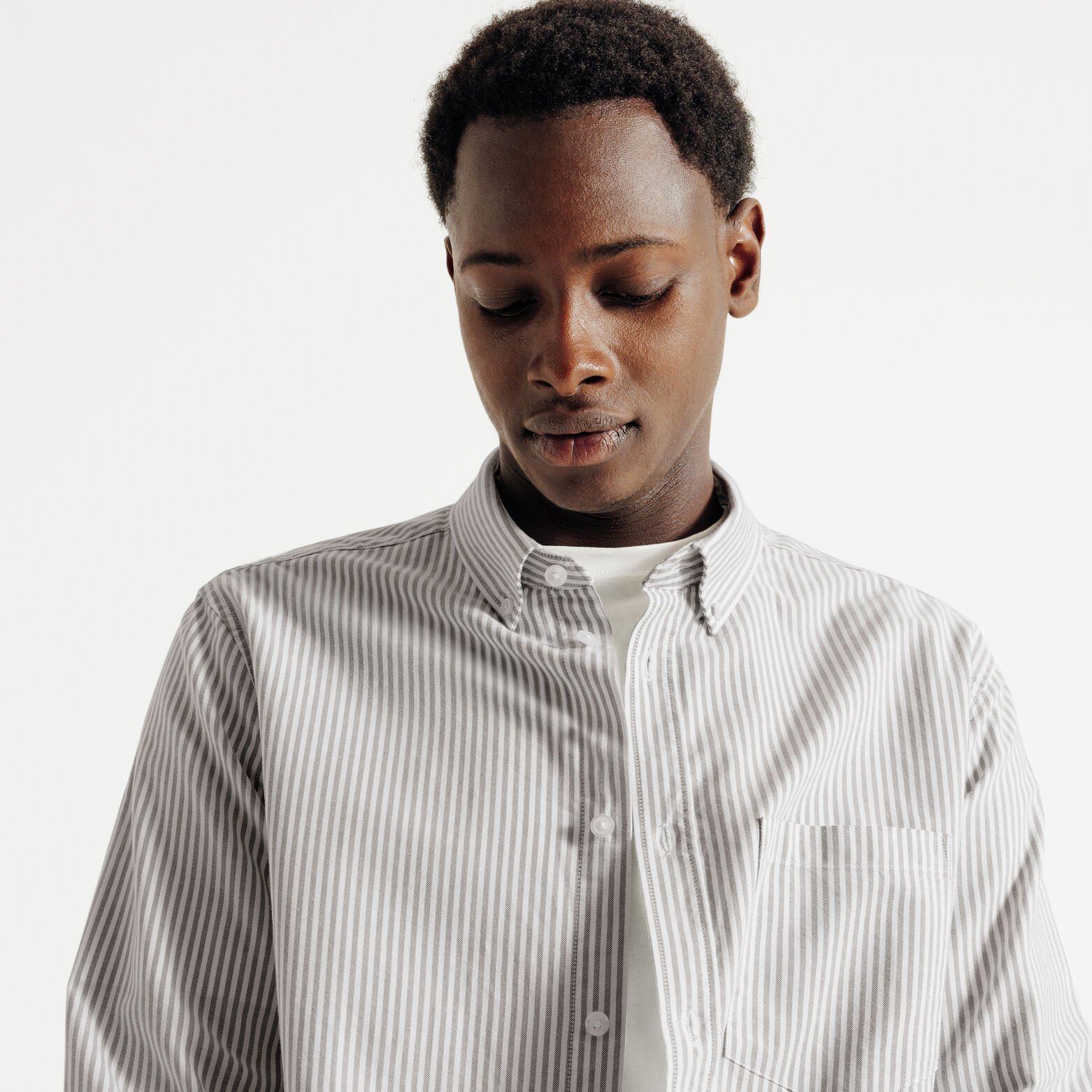 Chemise oxford ray&eacute;e "le parfait by JULES"