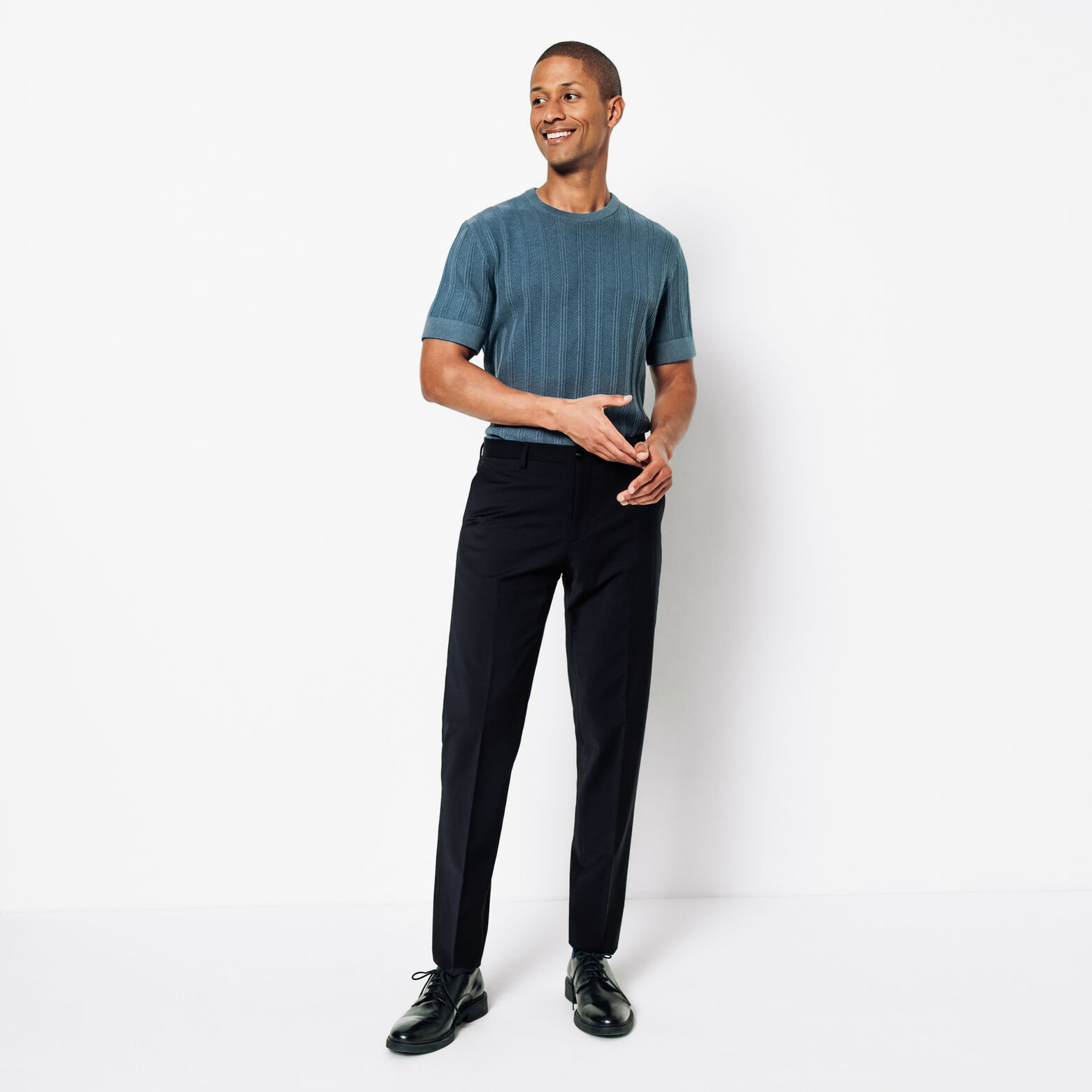 Slim fit kostuumbroek