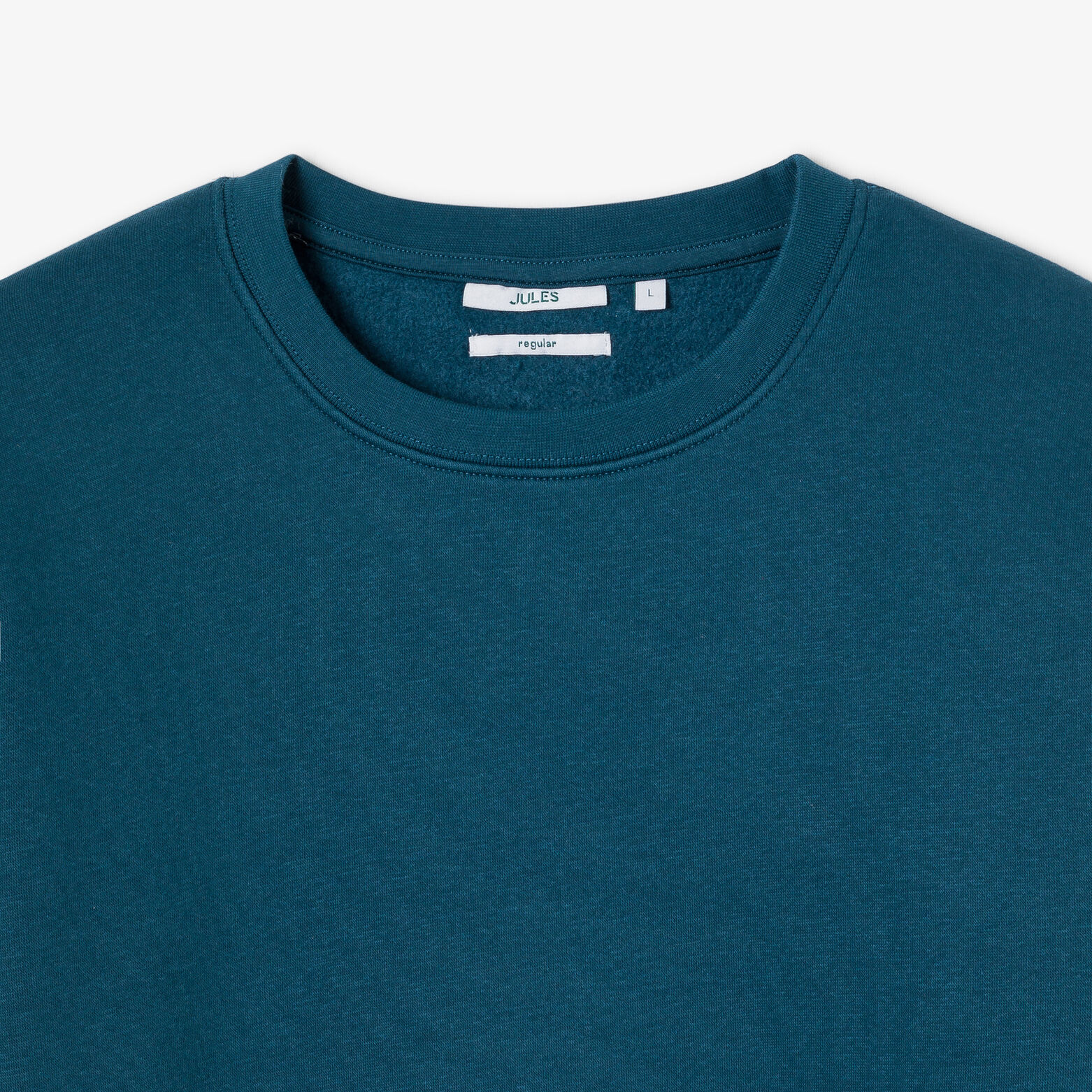 Effen sweater met ronde hals