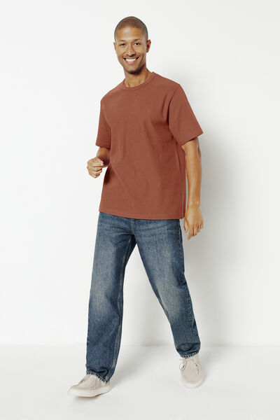 Tee shirt mati&egrave;re gaufr&eacute;e