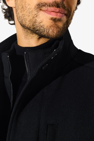 Manteau zipp&eacute; col montant