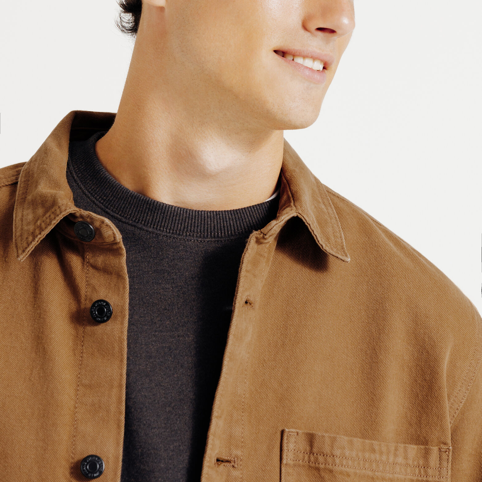 Surchemise en jean coton