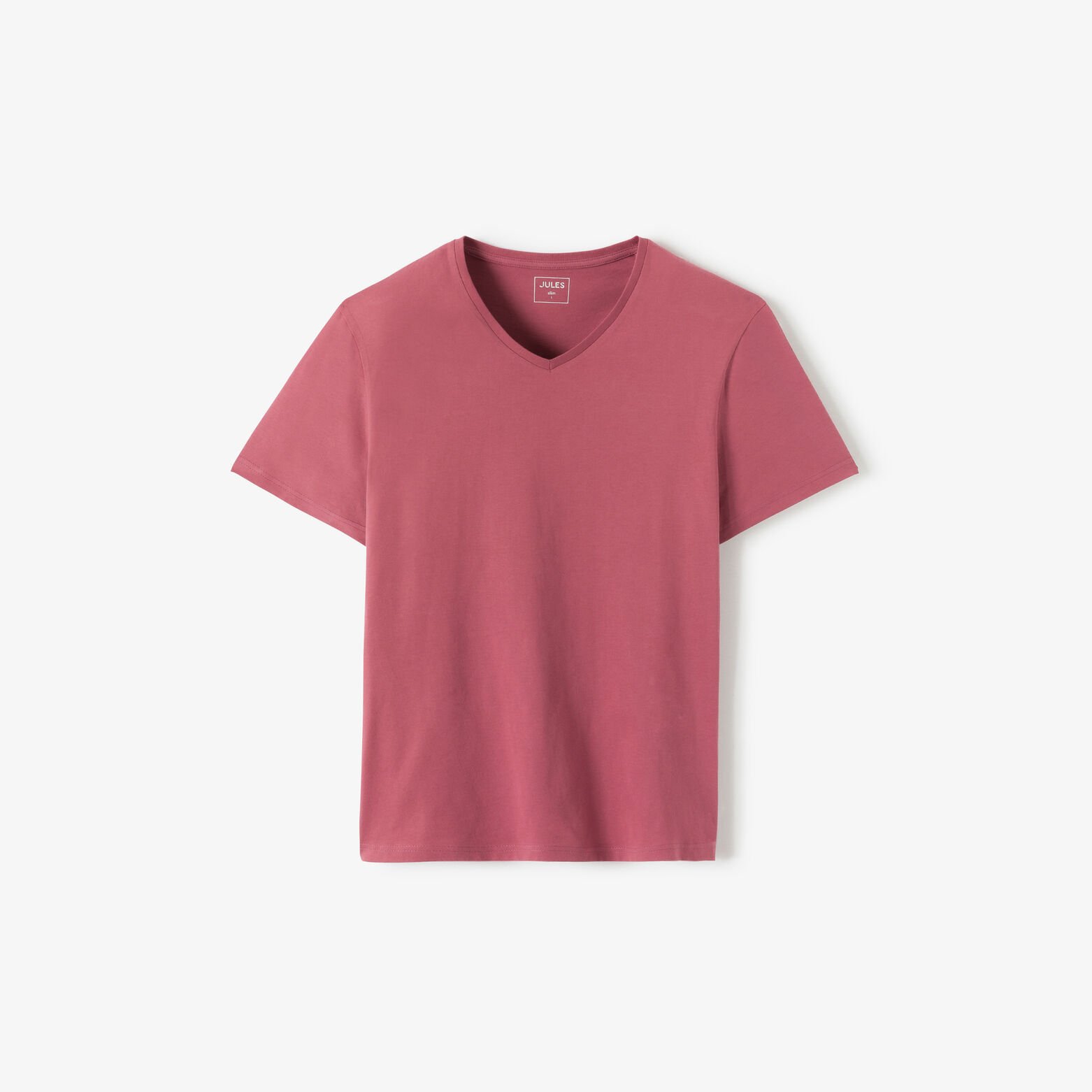 Tee shirt col V en coton