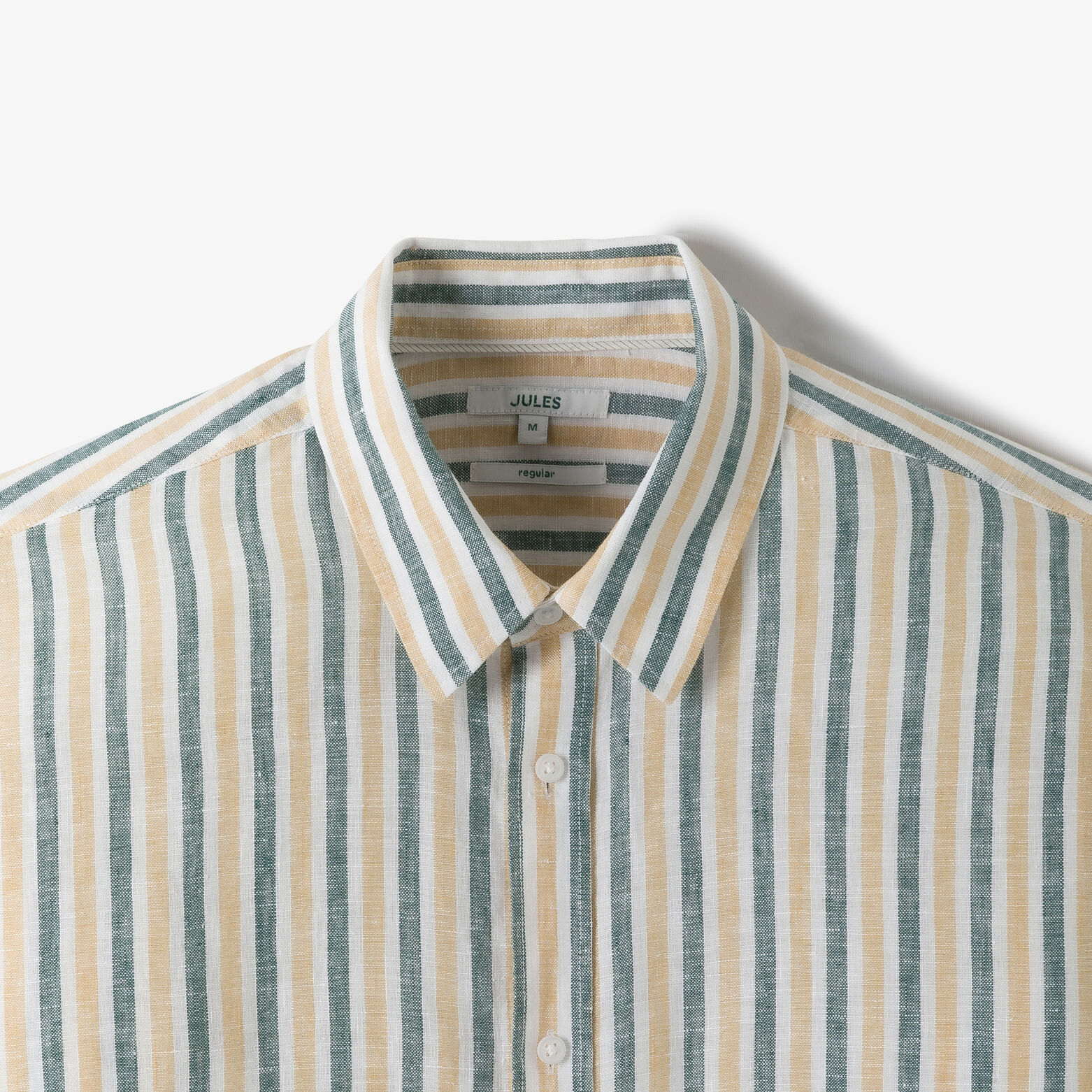 Chemise en lin ray&eacute;e