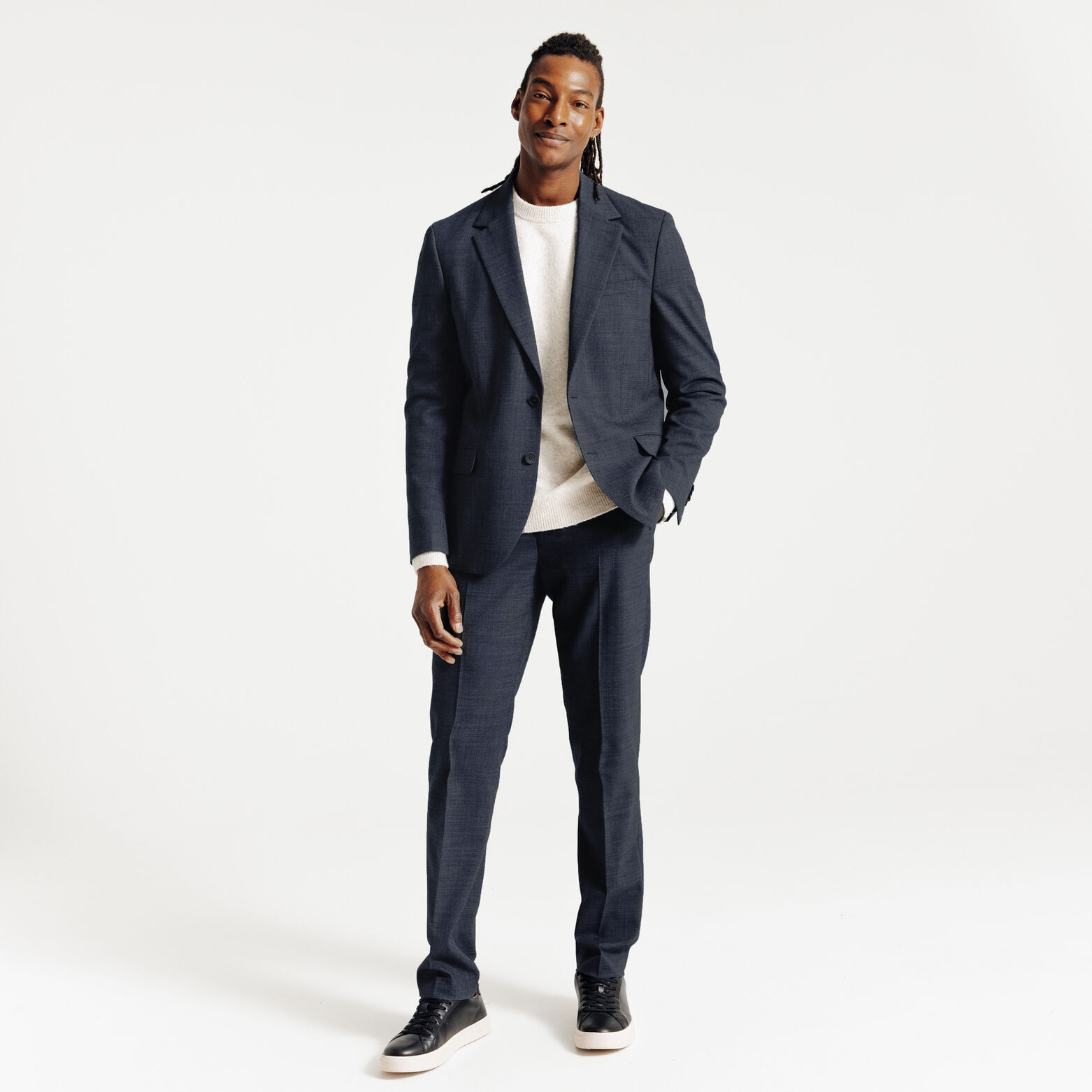 Veste de costume confort bi-ton