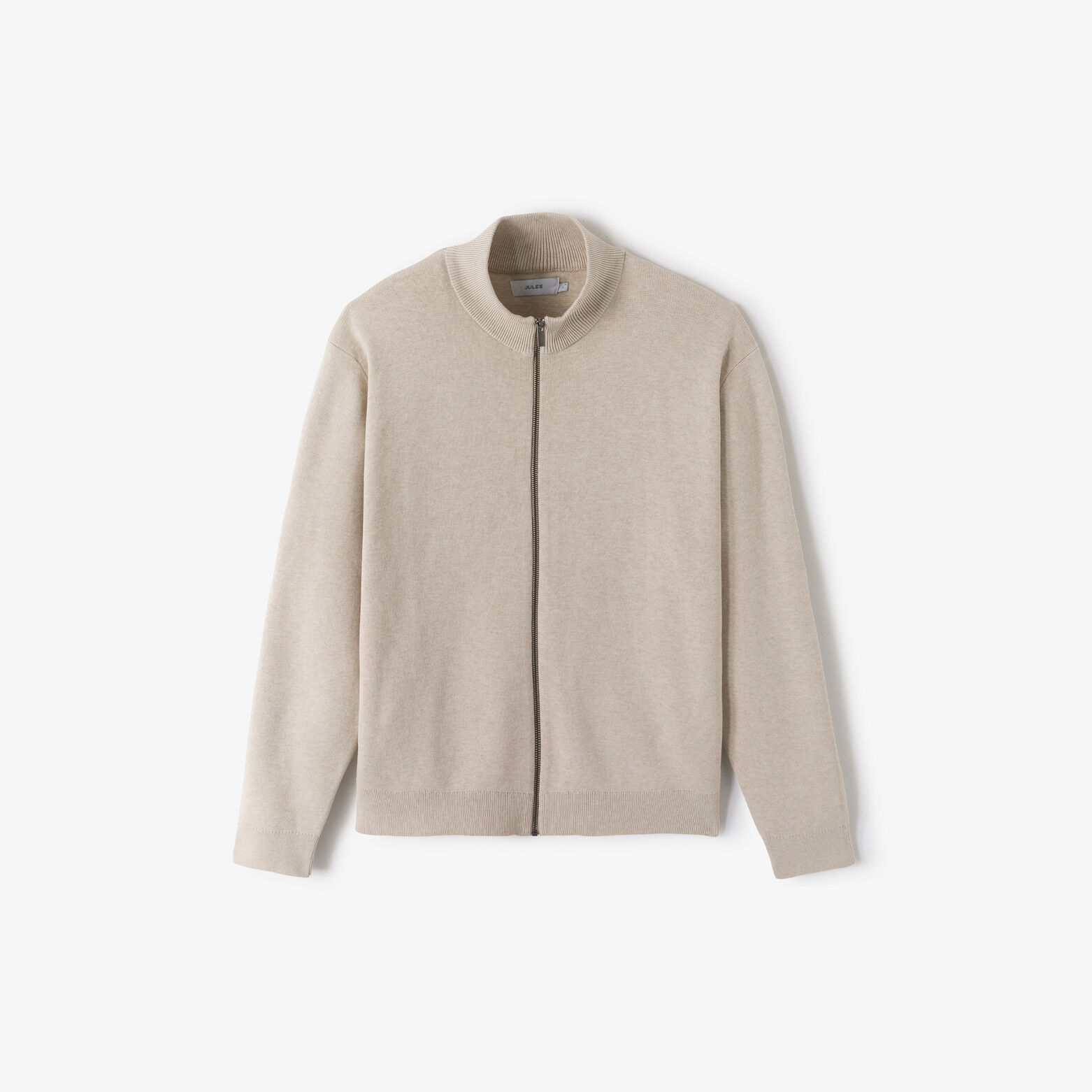 Gilet zipp&eacute; col montant