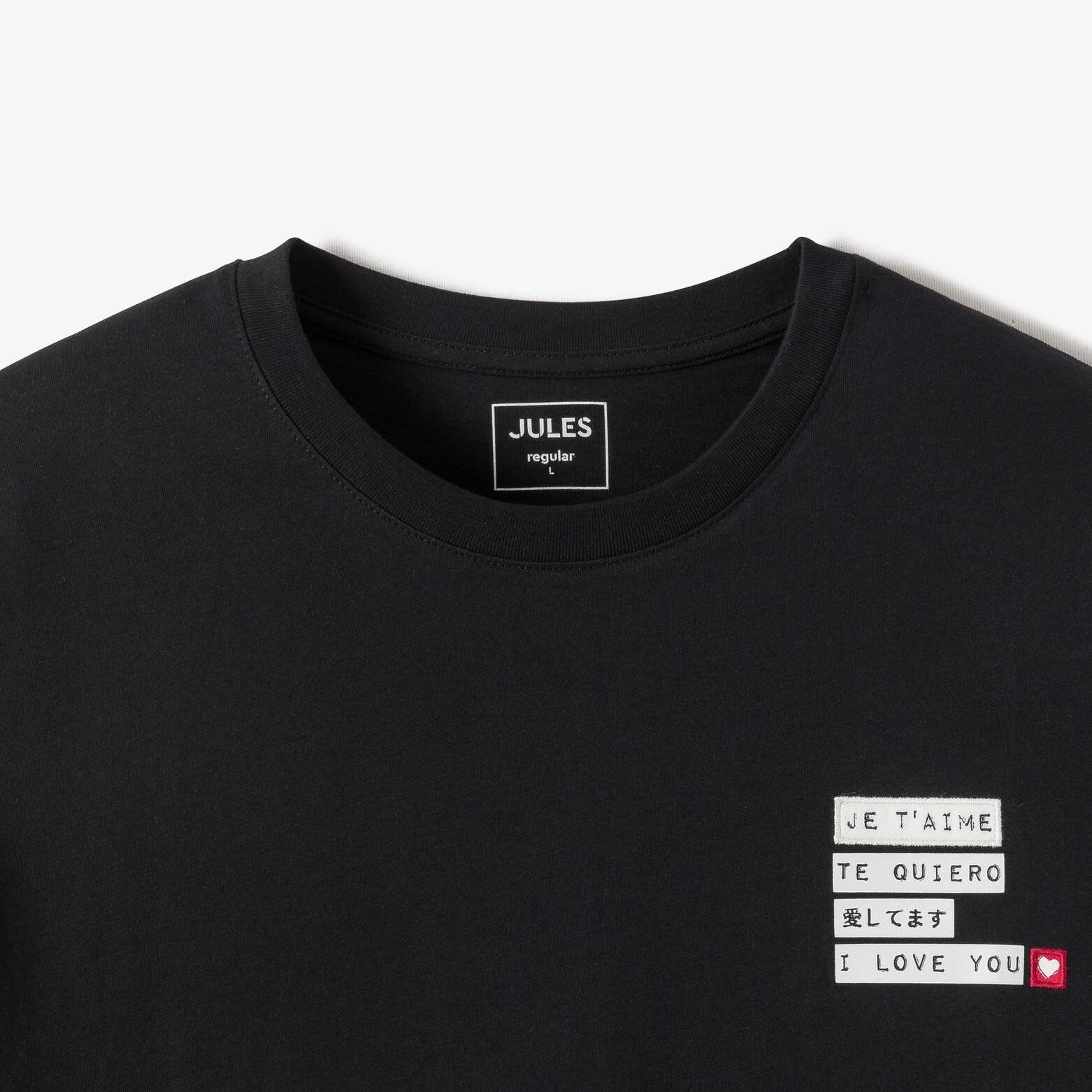 T-shirt met Sint-Valentijn print