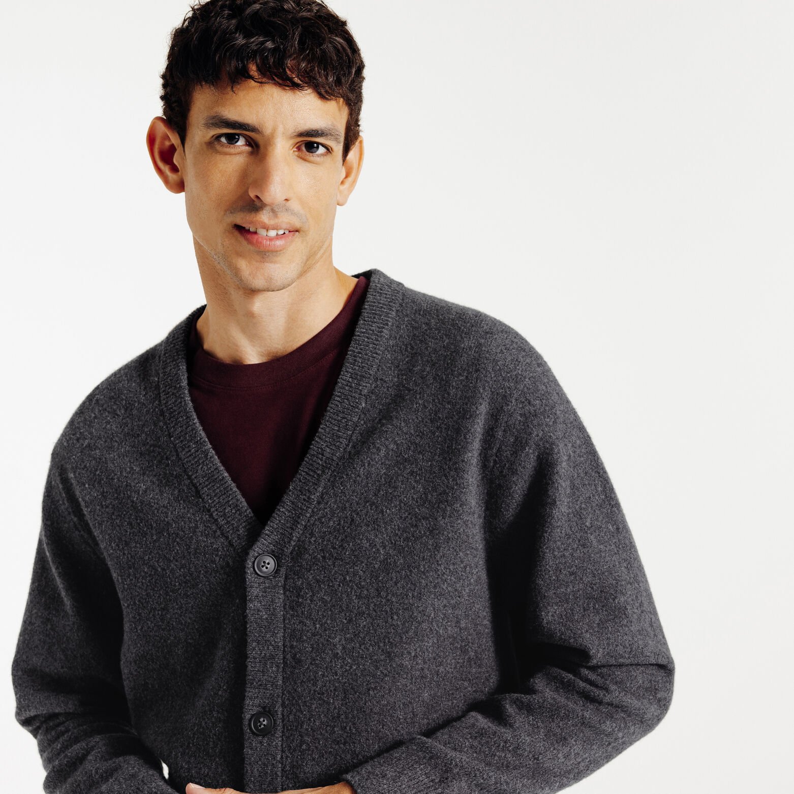 Gilet cardigan mousseux