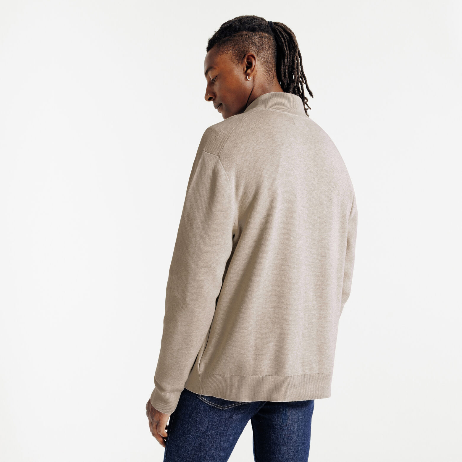 Gilet zipp&eacute; col montant