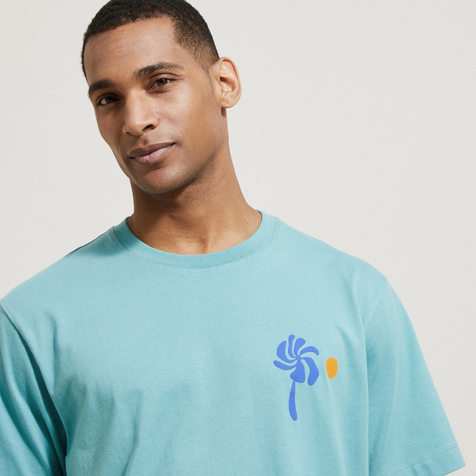 Tee shirt col rond imprim&eacute;