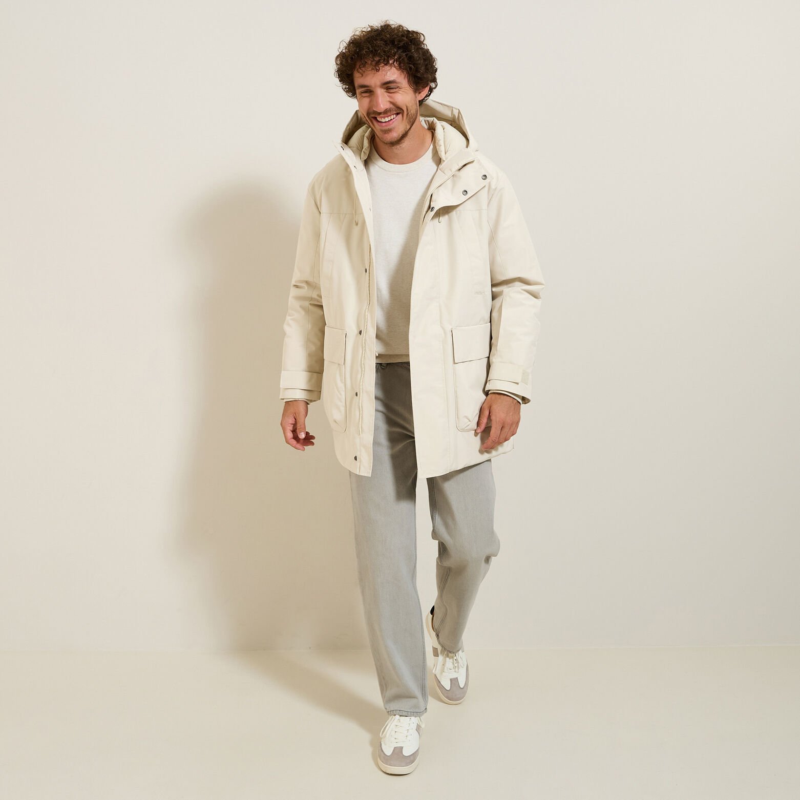 Parka hiver longue d&eacute;perlante