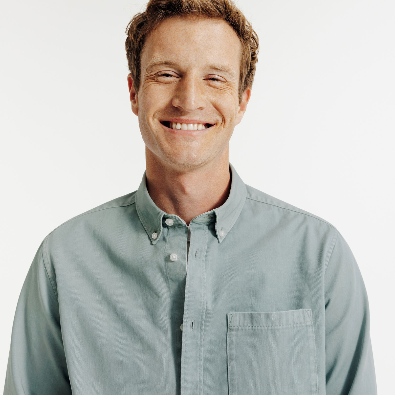 Chemise en coton unie